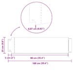 Lawn Edgings 5 pcs Silver 100 x 25 x 0,07 cm Galvanised Steel