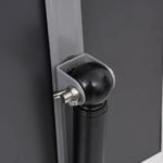 Poster Stands 2 pcs Black 45 x 32.7 x 108 cm Aluminium