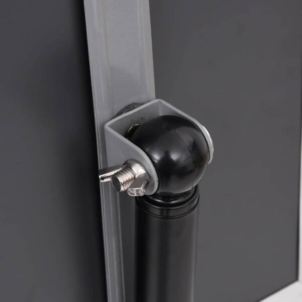 Poster Stands 2 pcs Black 45 x 32.7 x 108 cm Aluminium