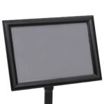 Poster Stands 2 pcs Black 45 x 32.7 x 108 cm Aluminium