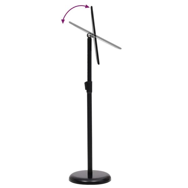Poster Stands 2 pcs Black 45 x 32.7 x 108 cm Aluminium
