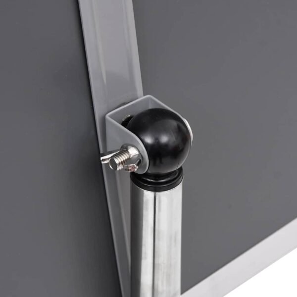 Poster Stands 2 pcs Silver 45 x 32.7 x 108 cm Aluminium