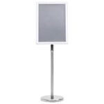 Poster Stands 2 pcs Silver 45 x 32.7 x 108 cm Aluminium