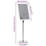 Poster Stands 2 pcs Silver 45 x 32.7 x 108 cm Aluminium