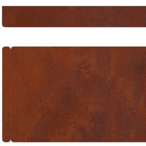 Lawn Edging Rusty 450 x 0.05 x 10 cm Weathering Steel