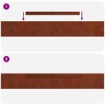 Lawn Edging Rusty 450 x 0.05 x 10 cm Weathering Steel