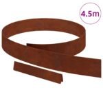 Lawn Edging Rusty 450 x 0.05 x 10 cm Weathering Steel