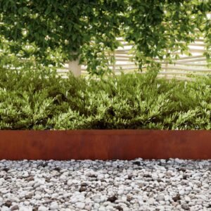 Lawn Edging Rusty 450 x 0.05 x 20 cm Weathering Steel