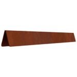Lawn Edging Rusty 450 x 0.05 x 20 cm Weathering Steel