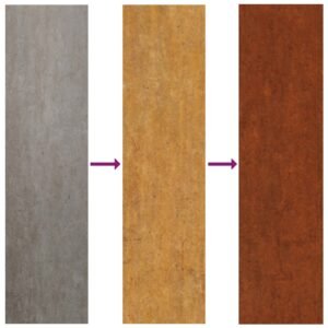 Lawn Edging Rusty 450 x 0.05 x 20 cm Weathering Steel