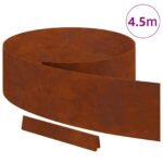 Lawn Edging Rusty 450 x 0.05 x 20 cm Weathering Steel