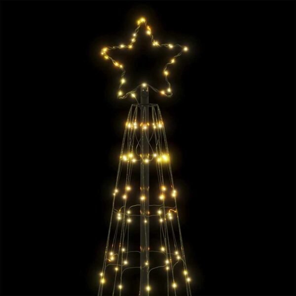 LED Christmas Tree Warm White 100.5 x 100.5 x 304 cm Iron
