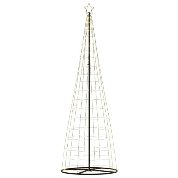 LED Christmas Tree Warm White 100.5 x 100.5 x 304 cm Iron