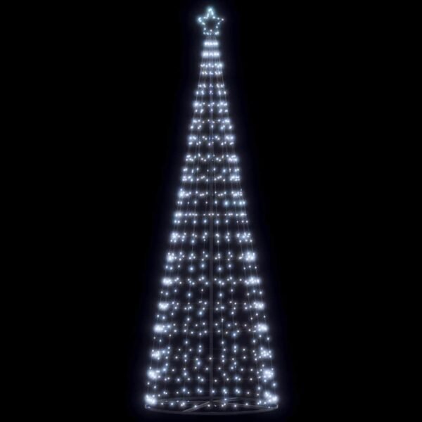 LED Christmas Tree Cool White 100.5 x 100.5 x 304 cm Iron