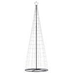 LED Christmas Tree Cool White 100.5 x 100.5 x 304 cm Iron