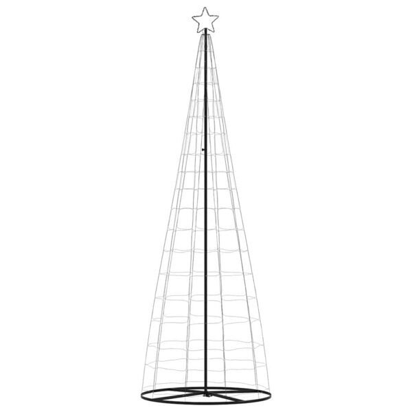 LED Christmas Tree Cool White 100.5 x 100.5 x 304 cm Iron