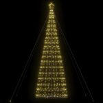 LED Christmas Tree Warm White 160 x 160 x 503 cm Iron
