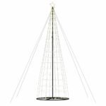 LED Christmas Tree Warm White 160 x 160 x 503 cm Iron