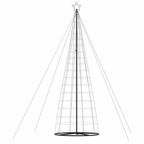 LED Christmas Tree Warm White 160 x 160 x 503 cm Iron