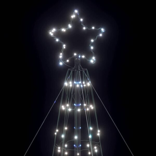 LED Christmas Tree Cool White 160 x 160 x 503 cm Iron