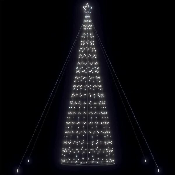 LED Christmas Tree Cool White 160 x 160 x 503 cm Iron