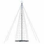 LED Christmas Tree Cool White 160 x 160 x 503 cm Iron