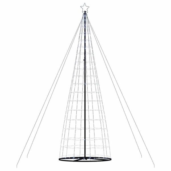 LED Christmas Tree Cool White 160 x 160 x 503 cm Iron