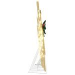 LED Reindeers 7 pcs Gold Fabric