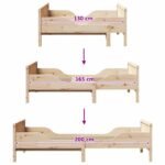 Bed Frame with Headboard Brown 80 x 200 cm Engineered Wood
