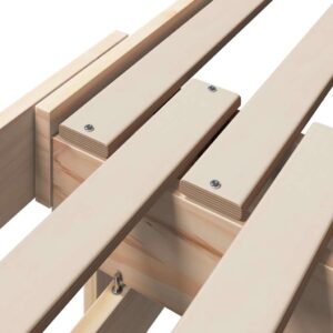 Bed Frame with Headboard Brown 80 x 200 cm Engineered Wood