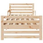Bed Frame with Headboard Brown 80 x 200 cm Engineered Wood