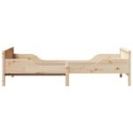 Bed Frame with Headboard Brown 80 x 200 cm Engineered Wood
