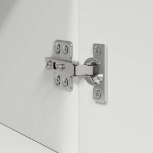 Bathroom Cabinet Set with Drawer TULUM White 37 x 31,5 x 82 cm