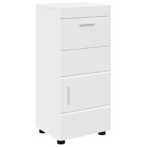 Bathroom Cabinet Set with Drawer TULUM White 37 x 31,5 x 82 cm