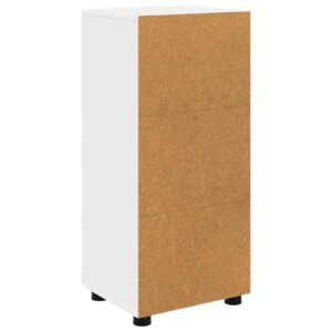 Bathroom Cabinet Set with Drawer TULUM White 37 x 31,5 x 82 cm