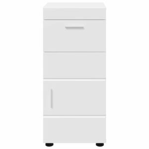 Bathroom Cabinet Set with Drawer TULUM White 37 x 31,5 x 82 cm