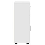 Bathroom Cabinet Set with Drawer TULUM White 37 x 31,5 x 82 cm