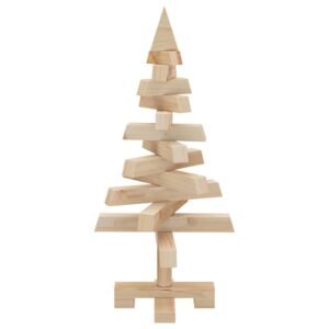 Christmas Trees with Stand Natural 60 cm Solid pine wood