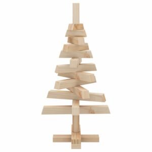 Christmas Trees with Stand Natural 60 cm Solid pine wood