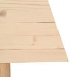 Christmas Trees with Stand Natural 90 cm Solid pine wood