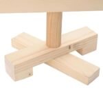Christmas Trees with Stand Natural 90 cm Solid pine wood