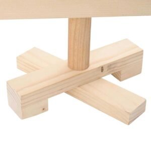 Christmas Trees with Stand Natural 90 cm Solid pine wood