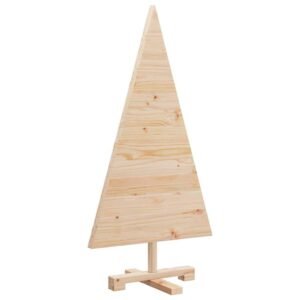 Christmas Trees with Stand Natural 90 cm Solid pine wood