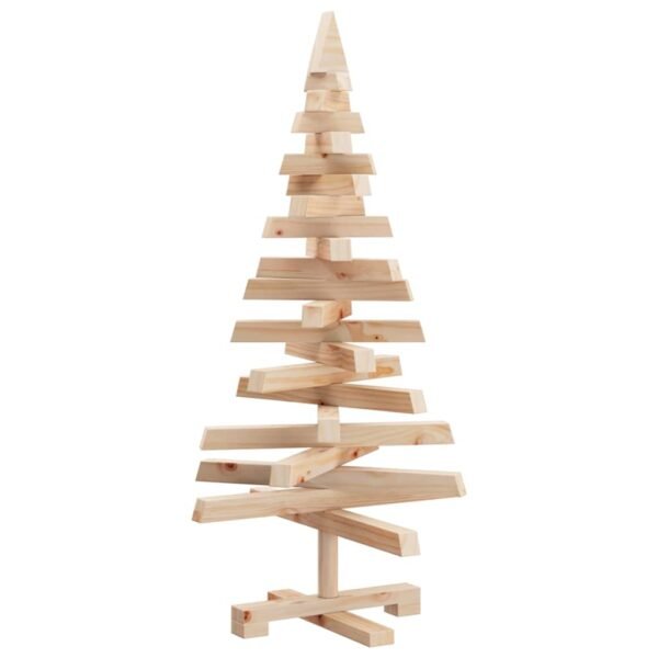 Christmas Trees with Stand Natural 90 cm Solid pine wood