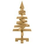 Christmas Trees with Stand Brown 60 cm Solid pine wood