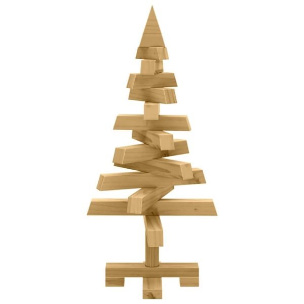 Christmas Trees with Stand Brown 60 cm Solid pine wood