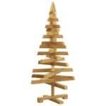 Christmas Trees with Stand Brown 90 cm Solid pine wood