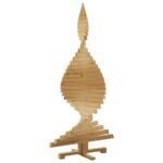 Christmas Trees with Stand Brown 150 cm Solid pine wood