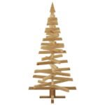 Christmas Trees with Stand Brown 150 cm Solid pine wood
