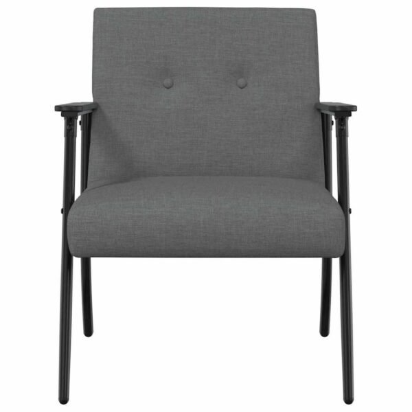 Armchair Dark Grey Fabric